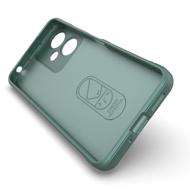 For Xiaomi Redmi 13C 5G Magic Shield TPU + Flannel Phone Case(Dark Blue) - 13C Cases by PMC TechLife | Online Shopping South Africa | PMC TechLife | Buy Now Pay Later Mobicred