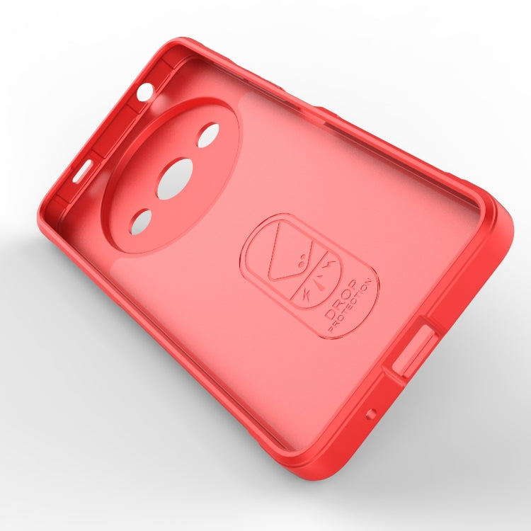 For Xiaomi Redmi A3 4G Global Magic Shield TPU + Flannel Phone Case(Wine Red) - Xiaomi Cases by PMC TechLife | Online Shopping South Africa | PMC TechLife | Buy Now Pay Later Mobicred