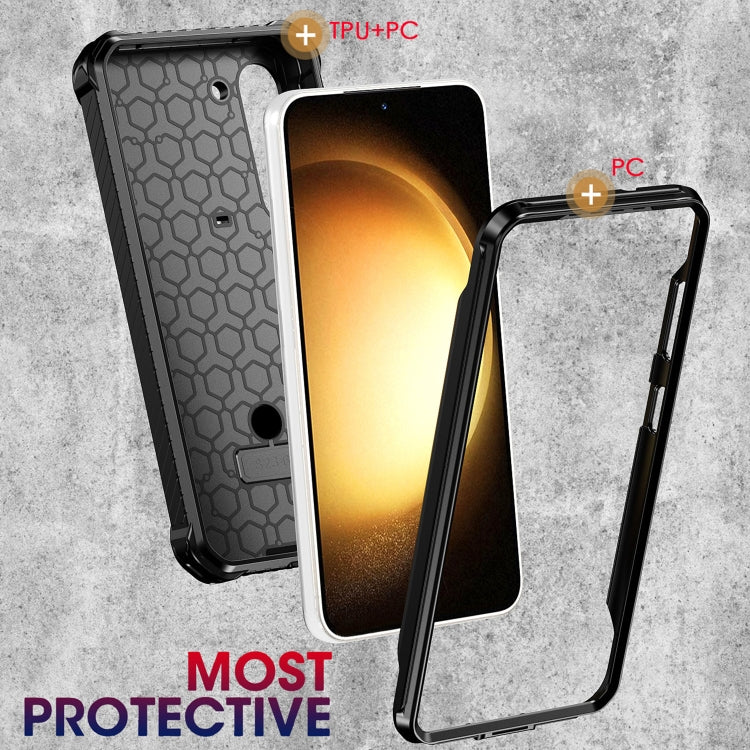 For Samsung Galaxy S24 5G Armor Series Holder Phone Case(Army Green) - Galaxy S24 5G Cases by PMC TechLife | Online Shopping South Africa | PMC TechLife