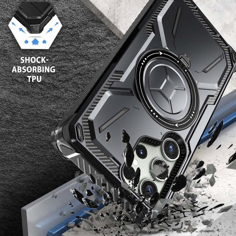 For Samsung Galaxy S24 Ultra 5G Armor Series Holder Phone Case(Army Green) - Galaxy S24 Ultra 5G Cases by PMC TechLife | Online Shopping South Africa | PMC TechLife