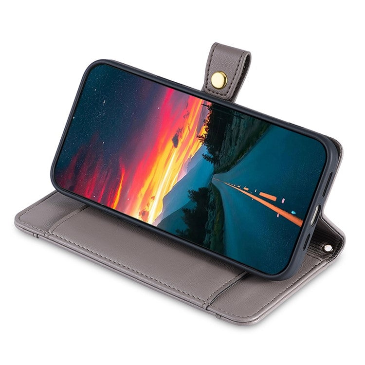 For Honor Play 60 Plus Sheep Texture Cross-body Zipper Wallet Leather Phone Case(Grey) - Honor Cases by PMC TechLife | Online Shopping South Africa | PMC TechLife | Buy Now Pay Later Mobicred