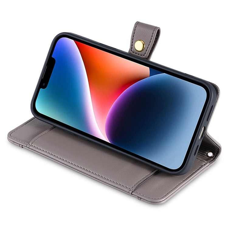 For Huawei nova 12 5G Sheep Texture Cross-body Zipper Wallet Leather Phone Case(Grey) - Huawei Cases by PMC TechLife | Online Shopping South Africa | PMC TechLife | Buy Now Pay Later Mobicred