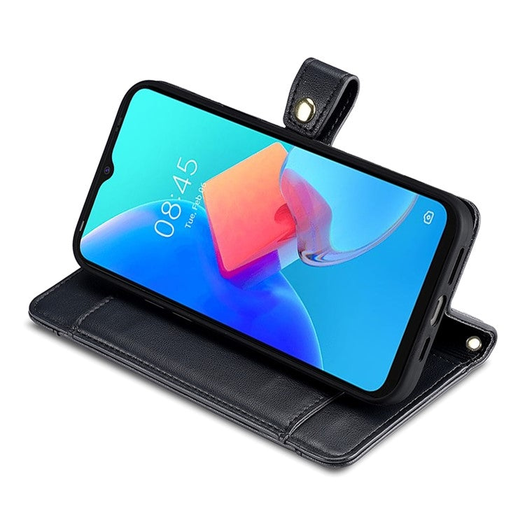 For Huawei nova 12i 4G Sheep Texture Cross-body Zipper Wallet Leather Phone Case(Black) - Huawei Cases by PMC TechLife | Online Shopping South Africa | PMC TechLife | Buy Now Pay Later Mobicred