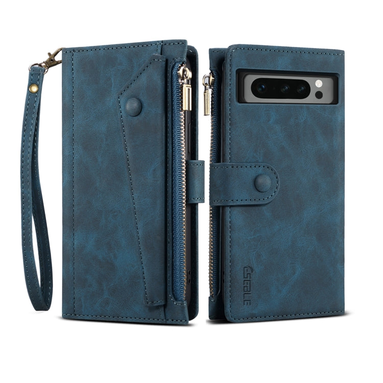 For Google Pixel 8 Pro ESEBLE Retro Frosted RFID Flip Leather Phone Case(Dark Green) - Google Cases by ESEBLE | Online Shopping South Africa | PMC TechLife | Buy Now Pay Later Mobicred