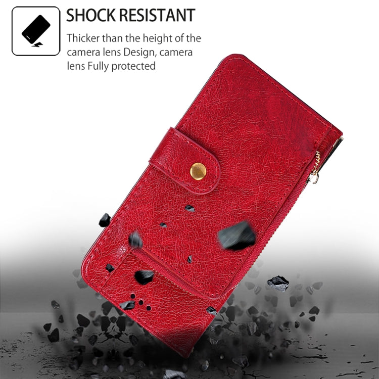 For Huawei Pura 70 Pro / 70 Pro+ 5G Zipper Bag Leather Phone Case(Red) - free shipping - PMC Jewellery - Order now!