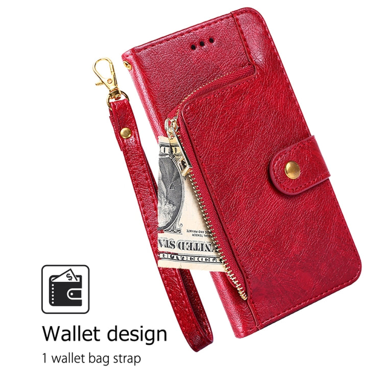 For Huawei Pura 70 Pro / 70 Pro+ 5G Zipper Bag Leather Phone Case(Red) - free shipping - PMC Jewellery - Order now!