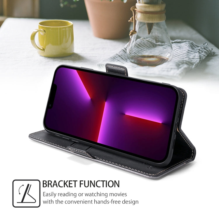 For Huawei Pura 70 Pro / 70 Pro+ 5G Contrast Color Side Buckle Leather Phone Case(Black + Grey) - Huawei Cases by PMC TechLife | Online Shopping South Africa | PMC TechLife | Buy Now Pay Later Mobicred