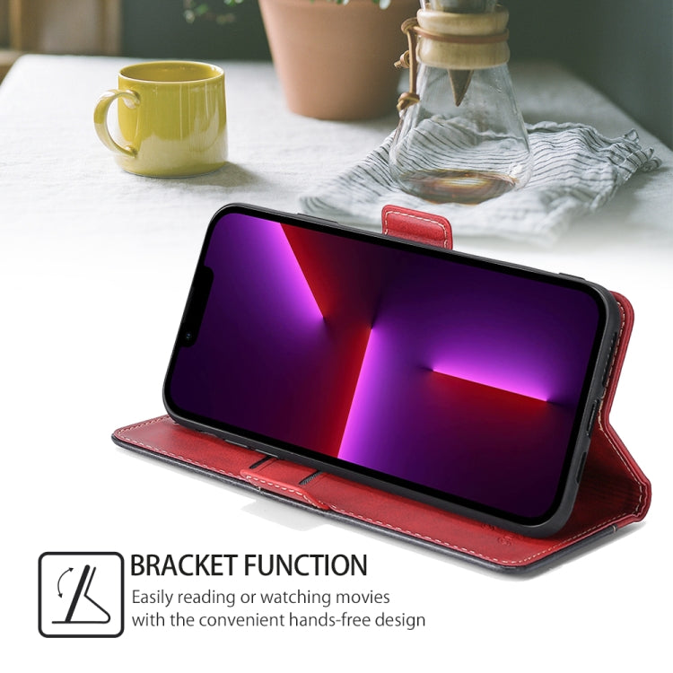 For Huawei Pura 70 Pro / 70 Pro+ 5G Contrast Color Side Buckle Leather Phone Case(Red + Black) - free shipping - PMC Jewellery - Order now!