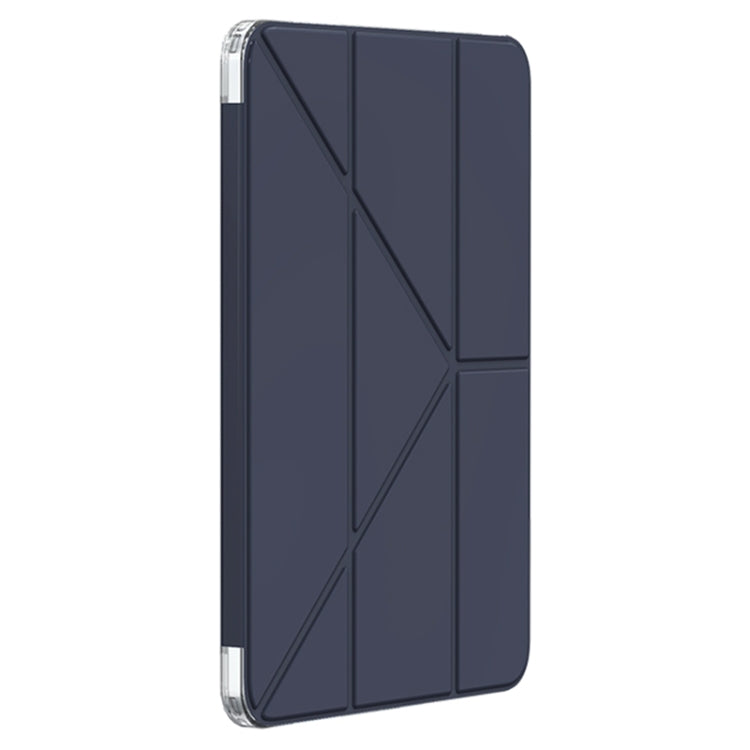 For iPad Pro 13 2024 Mutural Deformation Stand Smart Leather Tablet Case(Dark Blue) - free shipping - PMC TechLife - Order now!