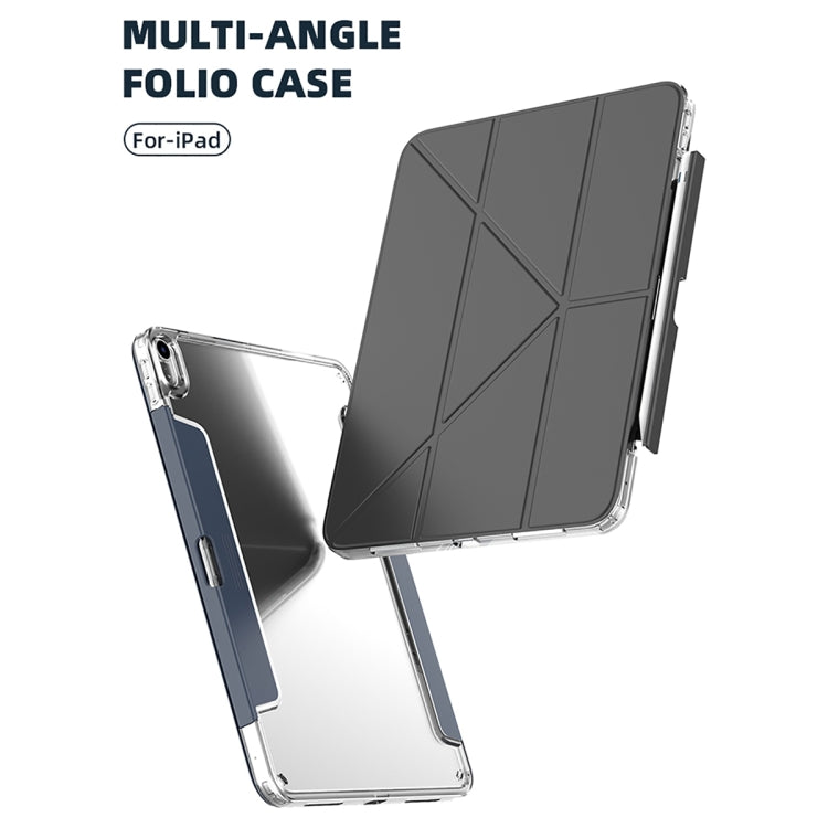 For iPad Pro 11 2024 Mutural Deformation Stand Smart Leather Tablet Case(Dark Blue) - free shipping - PMC TechLife - Order now!