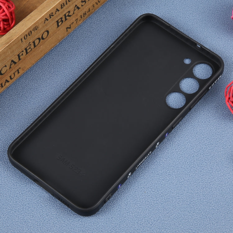 For Samsung Galaxy S21 FE 5G Astronaut Pattern Silicone Straight Edge Phone Case(Mars Astronaut-Black) - Galaxy Phone Cases by PMC TechLife | Online Shopping South Africa | PMC TechLife | Buy Now Pay Later Mobicred