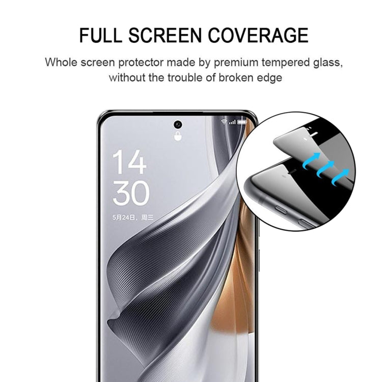 For OPPO Reno10 China / Reno10 Pro Global / Reno10 Global 3D Curved Edge Full Screen Tempered Glass Film - OPPO Tempered Glass by PMC TechLife | Online Shopping South Africa | PMC TechLife