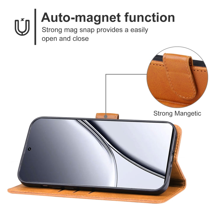 For Realme GT5 Pro Leather Phone Case(Brown) - GT5 Pro Cases by PMC TechLife | Online Shopping South Africa | PMC TechLife | Buy Now Pay Later Mobicred