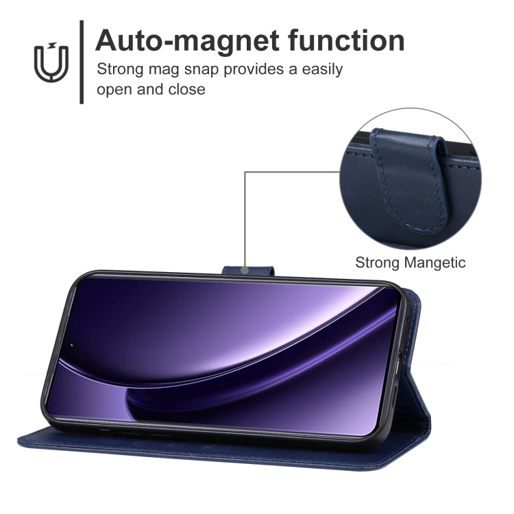 For Realme GT Neo6 Leather Phone Case(Blue) - Realme Cases by PMC TechLife | Online Shopping South Africa | PMC TechLife | Buy Now Pay Later Mobicred