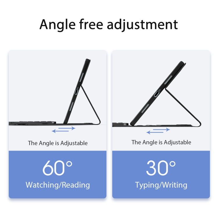 For Xiaomi Pad 6 / Pad 6 Pro DUX DUCIS TK Series Bluetooth Keyboard Leather Case with Touchpad(Black) - free shipping - PMC TechLife - Order now!