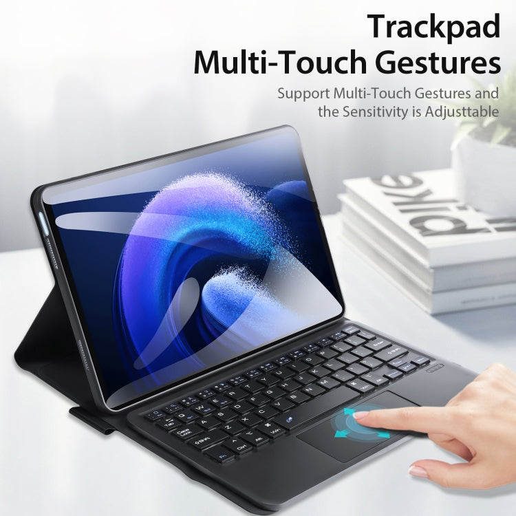For Xiaomi Pad 6 / Pad 6 Pro DUX DUCIS TK Series Bluetooth Keyboard Leather Case with Touchpad(Black) - free shipping - PMC TechLife - Order now!