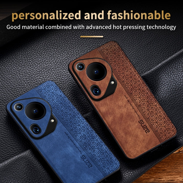 For Huawei Pura 70 Ultra AZNS 3D Embossed Skin Feel Phone Case(Purple) - free shipping - PMC Jewellery - Order now!