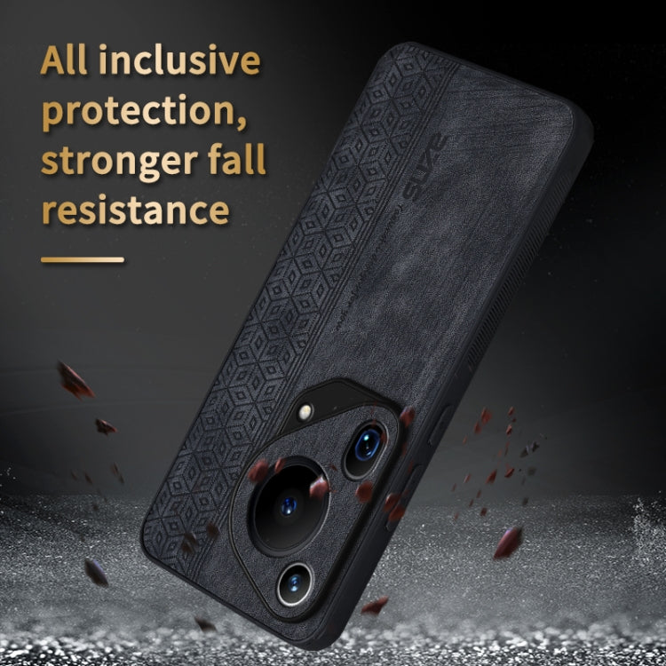 For Huawei Pura 70 Ultra AZNS 3D Embossed Skin Feel Phone Case(Purple) - free shipping - PMC Jewellery - Order now!