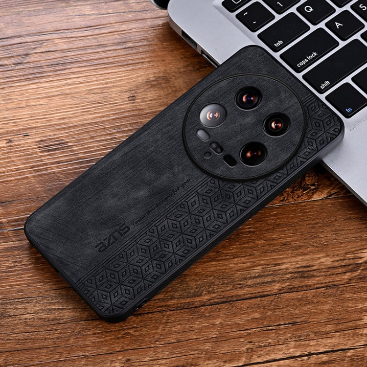 For Xiaomi 14 Ultra AZNS 3D Embossed Skin Feel Phone Case(Black) - free shipping - PMC Jewellery - Order now!