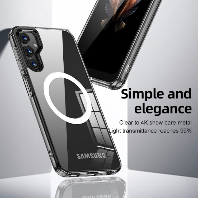 For Samsung Galaxy A25 5G Armor Clear TPU Hybrid PC Phone Case(Matte Black) - Galaxy Phone Cases by PMC TechLife | Online Shopping South Africa | PMC TechLife