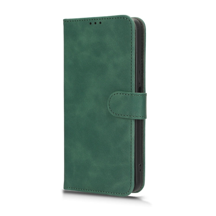 For TCL 40 XE 5G Skin Feel Magnetic Flip Leather Phone Case(Green) - More Brand by PMC TechLife | Online Shopping South Africa | PMC TechLife