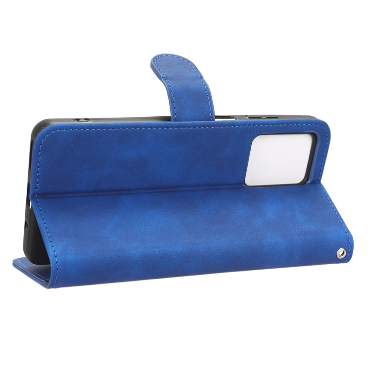 For Blackview A53 Pro Skin Feel Magnetic Flip Leather Phone Case(Blue) - More Brand by PMC TechLife | Online Shopping South Africa | PMC TechLife | Buy Now Pay Later Mobicred