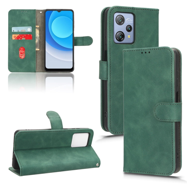 For Blackview A53 Pro Skin Feel Magnetic Flip Leather Phone Case(Green) - free shipping - PMC TechLife - Order now!