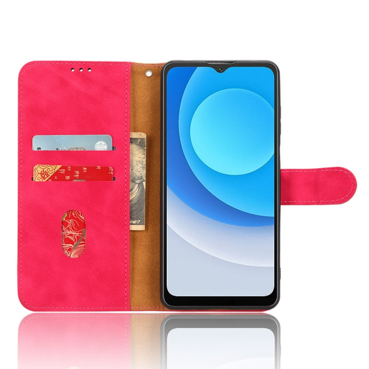 For Blackview A53 Pro Skin Feel Magnetic Flip Leather Phone Case(Rose Red) - More Brand by PMC TechLife | Online Shopping South Africa | PMC TechLife | Buy Now Pay Later Mobicred