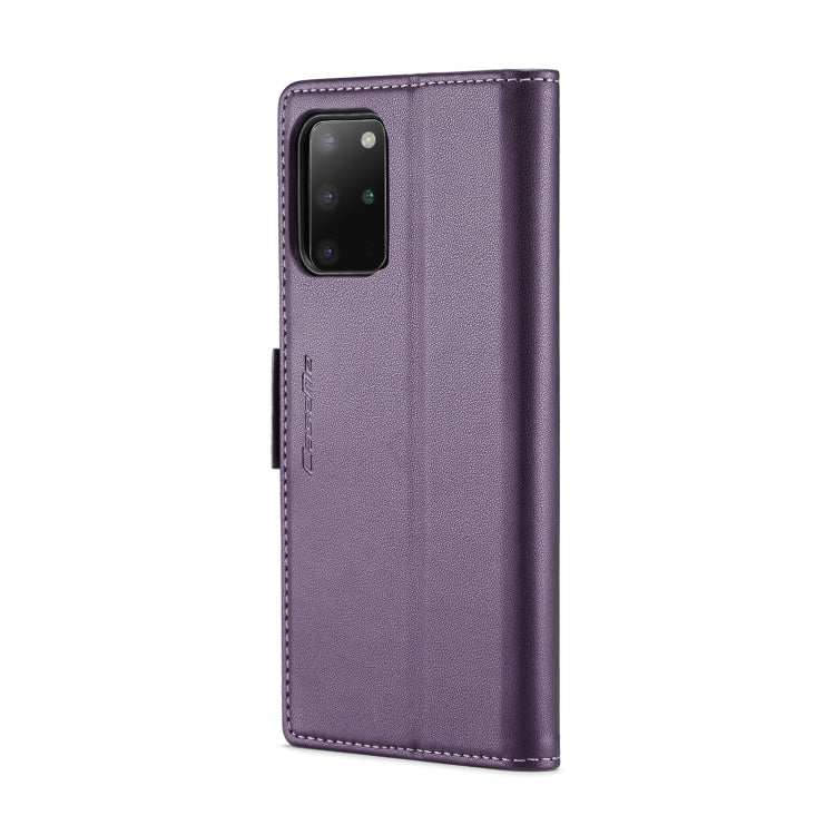 For Samsung Galaxy S20+ CaseMe 023 Butterfly Buckle Litchi Texture RFID Anti-theft Leather Phone Case(Pearly Purple) - free shipping - PMC TechLife - Order now!