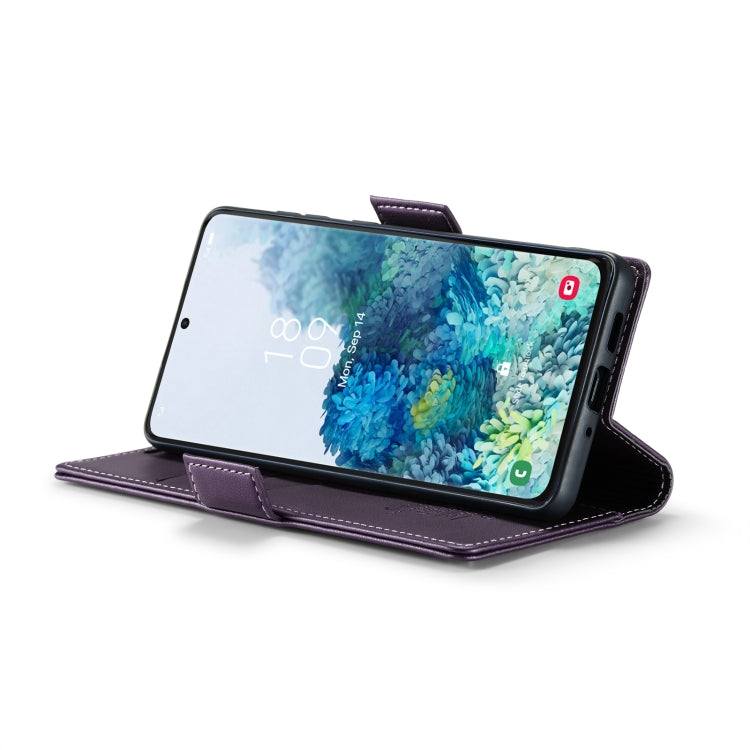 For Samsung Galaxy S20+ CaseMe 023 Butterfly Buckle Litchi Texture RFID Anti-theft Leather Phone Case(Pearly Purple) - free shipping - PMC TechLife - Order now!