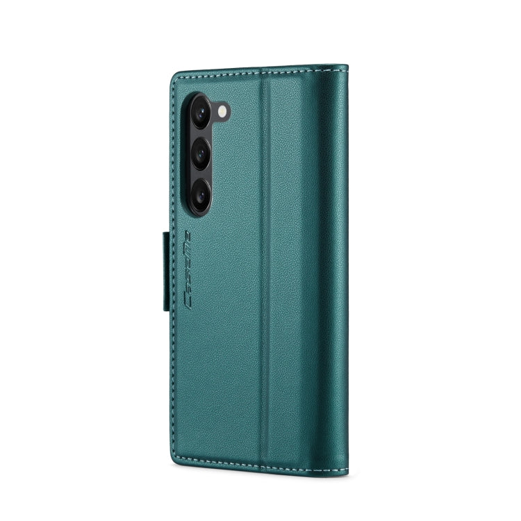 For Samsung Galaxy S23+ 5G CaseMe 023 Butterfly Buckle Litchi Texture RFID Anti-theft Leather Phone Case(Pearly Blue) - free shipping - PMC TechLife - Order now!