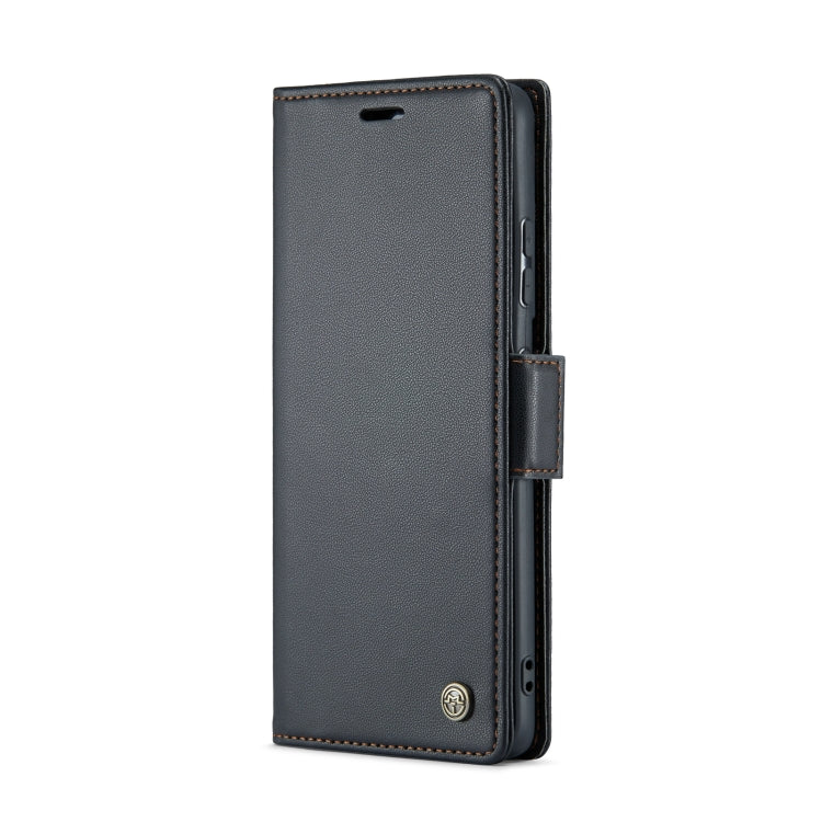 For Samsung Galaxy S21 Ultra 5G CaseMe 023 Butterfly Buckle Litchi Texture RFID Anti-theft Leather Phone Case(Black) - free shipping - PMC TechLife - Order now!
