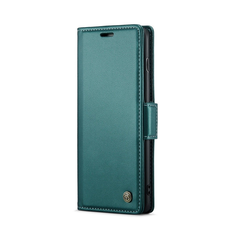 For Samsung Galaxy S10 CaseMe 023 Butterfly Buckle Litchi Texture RFID Anti-theft Leather Phone Case(Pearly Blue) - Galaxy Phone Cases by CaseMe | Online Shopping South Africa | PMC Jewellery | Buy Now Pay Later Mobicred