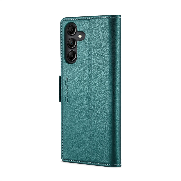 For Samsung Galaxy A14 4G/5G CaseMe 023 Butterfly Buckle Litchi Texture RFID Anti-theft Leather Phone Case(Pearly Blue) - Galaxy Phone Cases by CaseMe | Online Shopping South Africa | PMC Jewellery | Buy Now Pay Later Mobicred