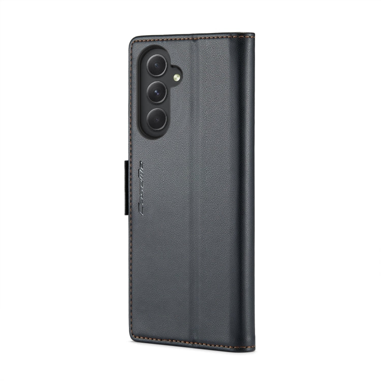 For Samsung Galaxy A54 5G CaseMe 023 Butterfly Buckle Litchi Texture RFID Anti-theft Leather Phone Case(Black) - Galaxy Phone Cases by CaseMe | Online Shopping South Africa | PMC Jewellery | Buy Now Pay Later Mobicred