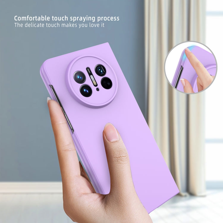 For Huawei Mate X3 Oil-sprayed Integrated Phone Case(Purple) - Huawei Cases by PMC TechLife | Online Shopping South Africa | PMC TechLife | Buy Now Pay Later Mobicred