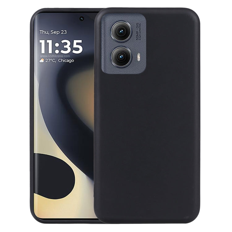 For Motorola Edge 2024 TPU Phone Case(Black) - Motorola Cases by PMC Jewellery | Online Shopping South Africa | PMC Jewellery | Buy Now Pay Later Mobicred