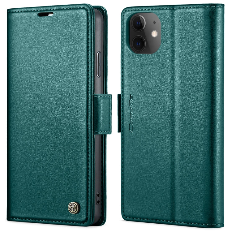 For iPhone 11 CaseMe 023 Butterfly Buckle Litchi Texture RFID Anti-theft Leather Phone Case(Pearly Blue) - iPhone 11 Cases by CaseMe | Online Shopping South Africa | PMC TechLife | Buy Now Pay Later Mobicred