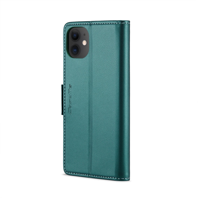 For iPhone 11 CaseMe 023 Butterfly Buckle Litchi Texture RFID Anti-theft Leather Phone Case(Pearly Blue) - iPhone 11 Cases by CaseMe | Online Shopping South Africa | PMC TechLife | Buy Now Pay Later Mobicred
