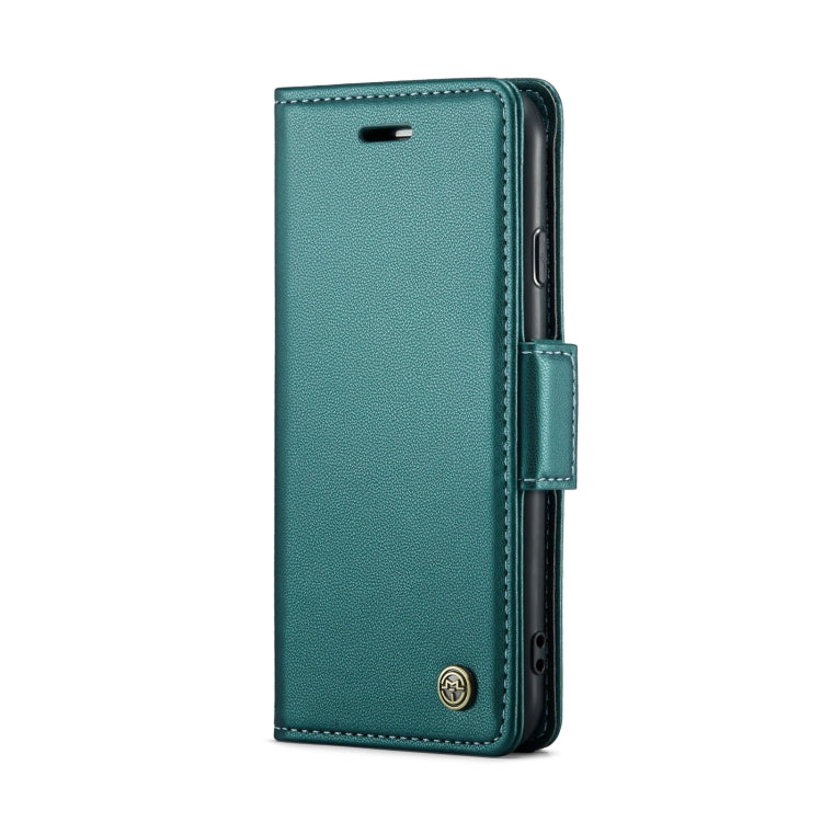 For iPhone SE 2022/SE 2020/6/7/8 CaseMe 023 Butterfly Buckle Litchi Texture RFID Anti-theft Leather Phone Case(Pearly Blue) - More iPhone Cases by CaseMe | Online Shopping South Africa | PMC TechLife | Buy Now Pay Later Mobicred
