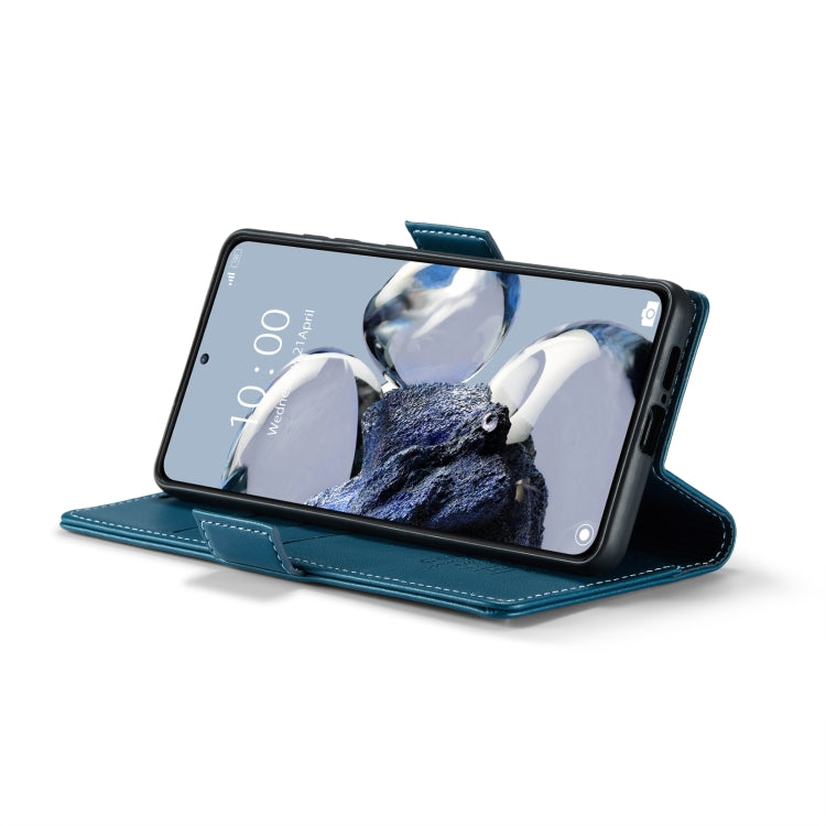 For Xiaomi 12T /12T Pro/Redmi K50 Ultra CaseMe 023 Butterfly Buckle Litchi Texture RFID Anti-theft Leather Phone Case(Blue) - Xiaomi Cases by CaseMe | Online Shopping South Africa | PMC Jewellery | Buy Now Pay Later Mobicred