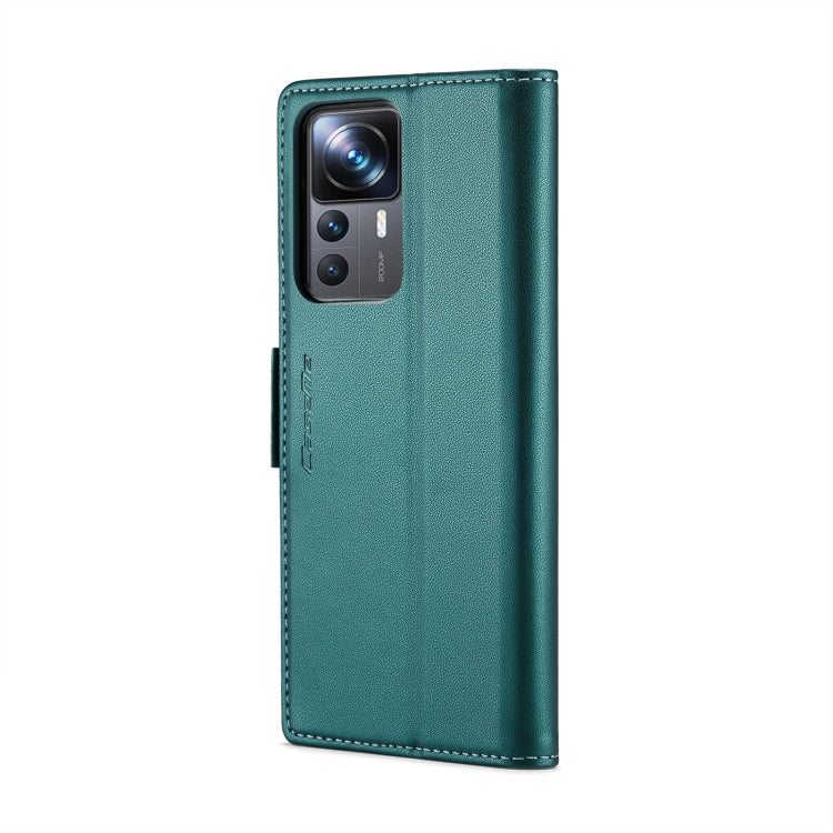 For Xiaomi 12T /12T Pro/Redmi K50 Ultra CaseMe 023 Butterfly Buckle Litchi Texture RFID Anti-theft Leather Phone Case(Pearly Blue) - Xiaomi Cases by CaseMe | Online Shopping South Africa | PMC Jewellery | Buy Now Pay Later Mobicred