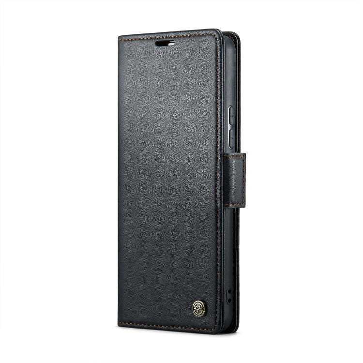 For Xiaomi 13T/13T Pro CaseMe 023 Butterfly Buckle Litchi Texture RFID Anti-theft Leather Phone Case(Black) - Xiaomi Cases by CaseMe | Online Shopping South Africa | PMC Jewellery | Buy Now Pay Later Mobicred