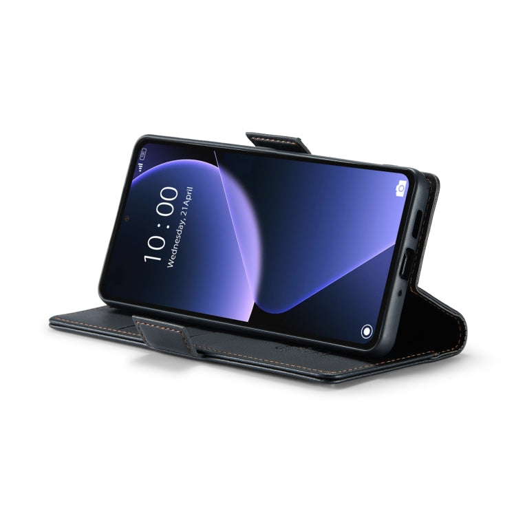 For Xiaomi 13T/13T Pro CaseMe 023 Butterfly Buckle Litchi Texture RFID Anti-theft Leather Phone Case(Black) - Xiaomi Cases by CaseMe | Online Shopping South Africa | PMC Jewellery | Buy Now Pay Later Mobicred