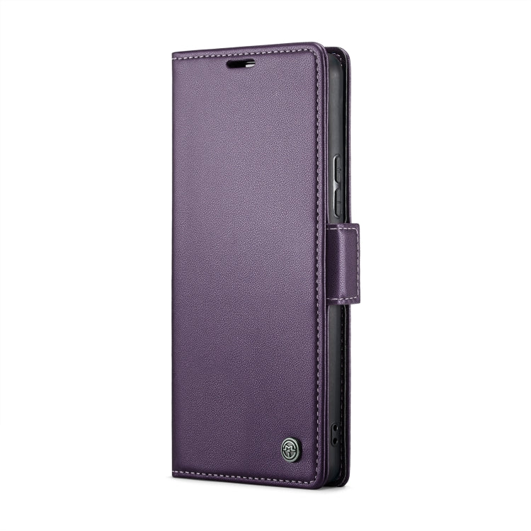 For Xiaomi 13T/13T Pro CaseMe 023 Butterfly Buckle Litchi Texture RFID Anti-theft Leather Phone Case(Pearly Purple) - free shipping - PMC Jewellery - Order now!