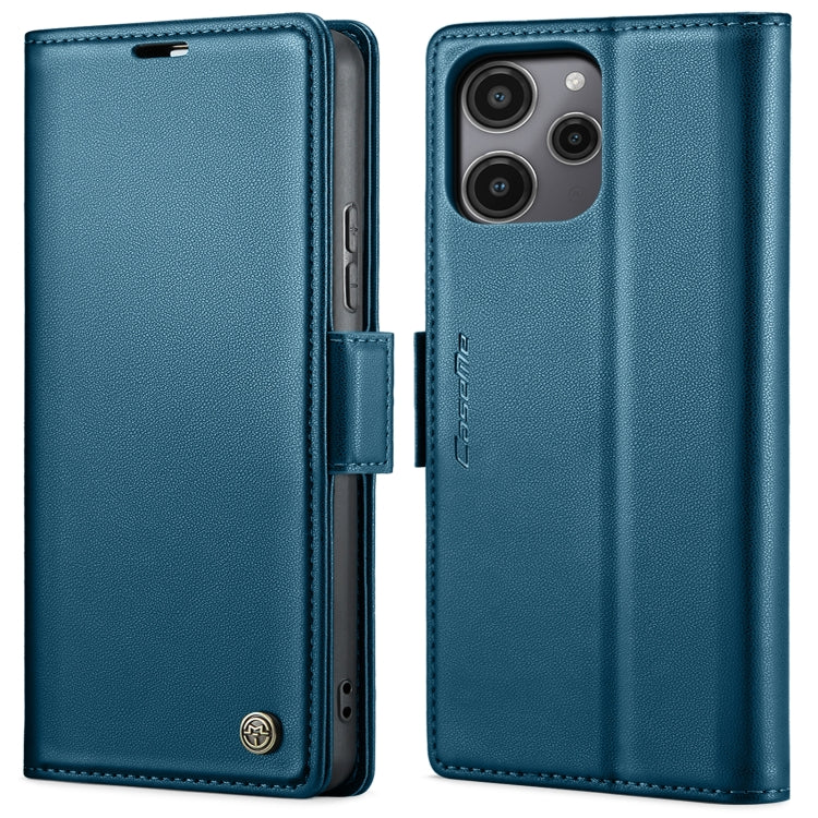 For Xiaomi Redmi 13C 4G / 13C 5G CaseMe 023 Butterfly Buckle Litchi Texture RFID Anti-theft Leather Phone Case(Blue) - Xiaomi Cases by CaseMe | Online Shopping South Africa | PMC Jewellery | Buy Now Pay Later Mobicred