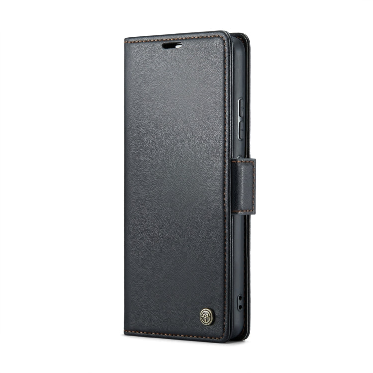 For Xiaomi Redmi Note 13 Pro+ 5G CaseMe 023 Butterfly Buckle Litchi Texture RFID Anti-theft Leather Phone Case(Black) - Xiaomi Cases by CaseMe | Online Shopping South Africa | PMC TechLife | Buy Now Pay Later Mobicred