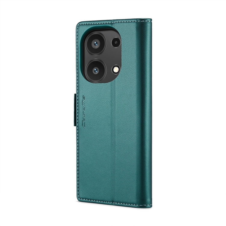 For Xiaomi Redmi Note 13 Pro 4G CaseMe 023 Butterfly Buckle Litchi Texture RFID Anti-theft Leather Phone Case(Pearly Blue) - free shipping - PMC Jewellery - Order now!