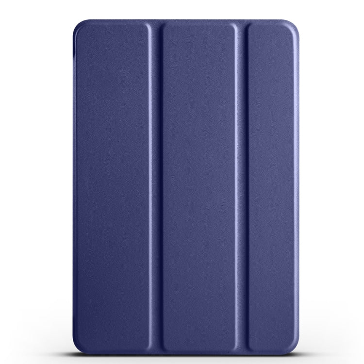 For iPad 9.7 2018 / 2017 / Air 2 / Air 3-folding TPU Horizontal Flip Leather Tablet Case with Holder(Dark Blue) - iPad 9.7 (2018) & (2017) Cases by PMC TechLife | Online Shopping South Africa | PMC TechLife
