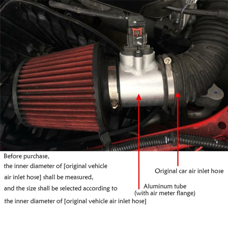 76mm XH-UN606 Car Modified Engine Air Flow Meter Flange Intake Sensor Base for Volkswagen / Nissan / Cadillac - Automobiles Sensors by PMC TechLife | Online Shopping South Africa | PMC TechLife | Buy Now Pay Later Mobicred
